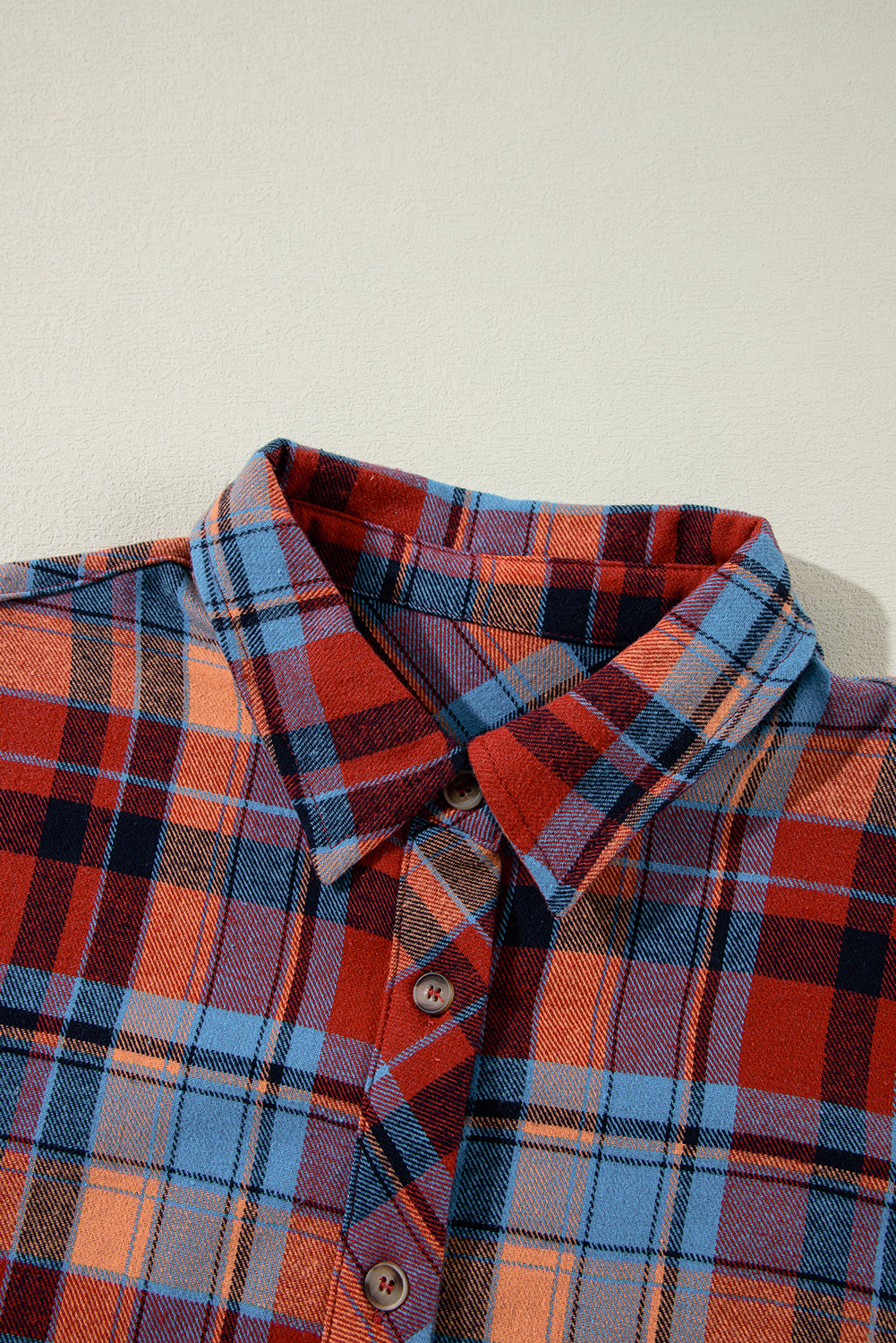 Plaid Print Loose Vintage Shirt