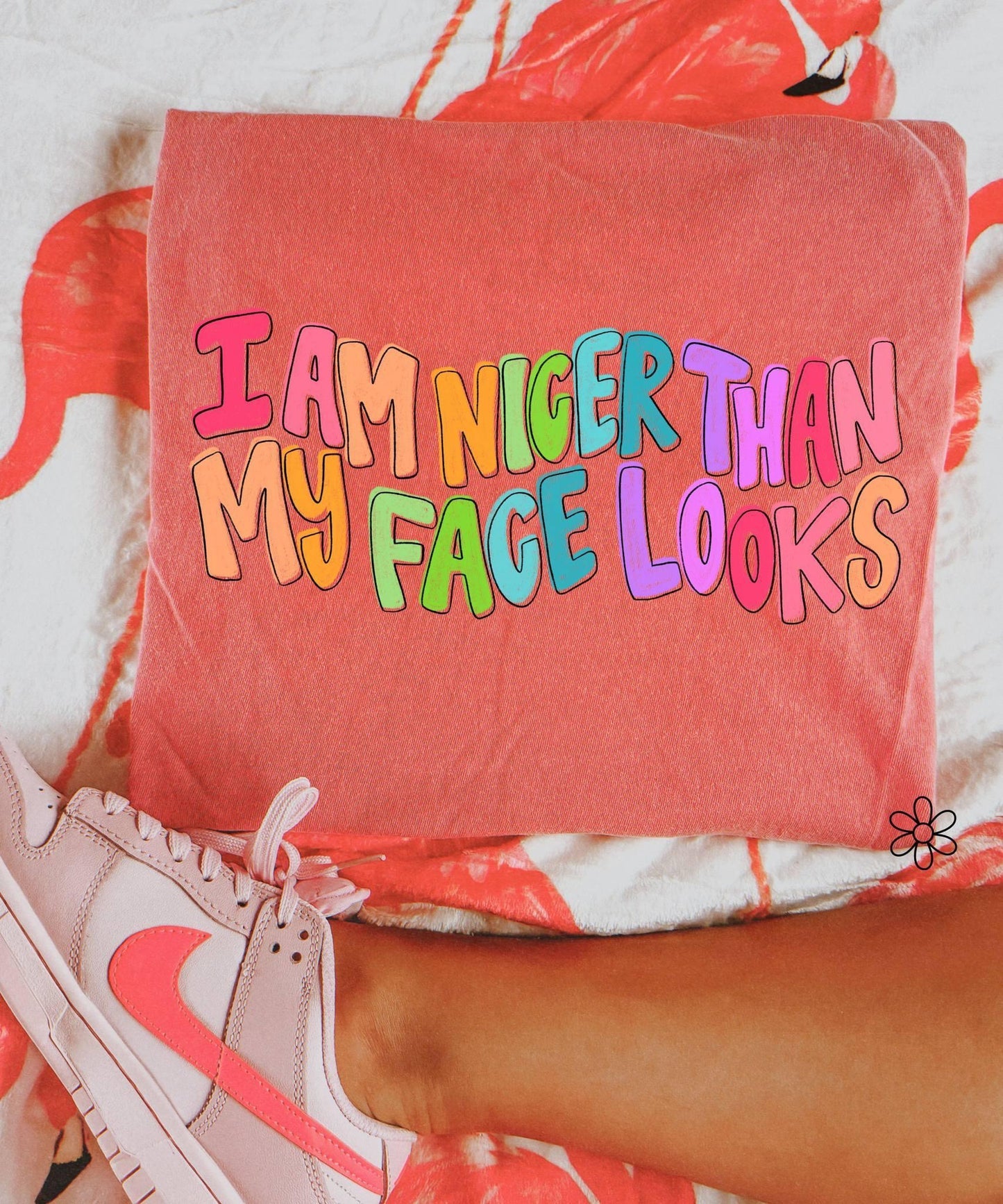 ‘I Am Nicer Than My Face Looks’ Tee