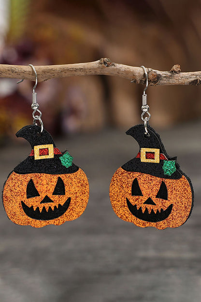 Halloween Pumpkin Dangle Earrings