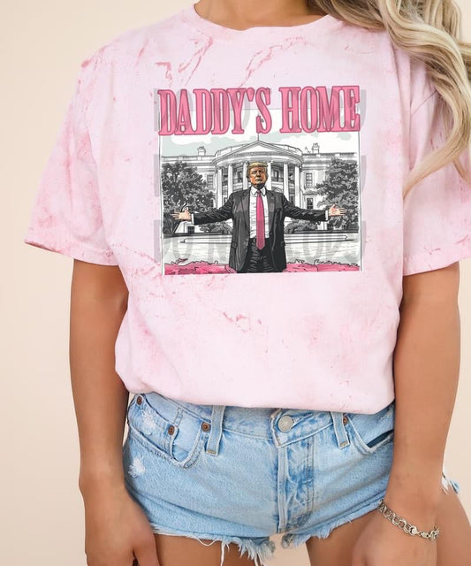 ‘Daddy’s Home’ Pink Trump White House Tee