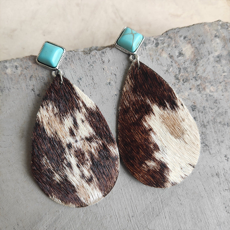 Turquoise Teardrop Earrings