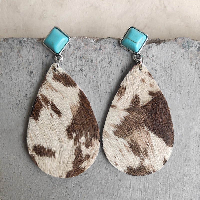 Turquoise Teardrop Earrings