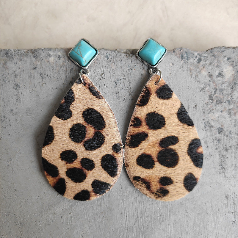 Turquoise Teardrop Earrings