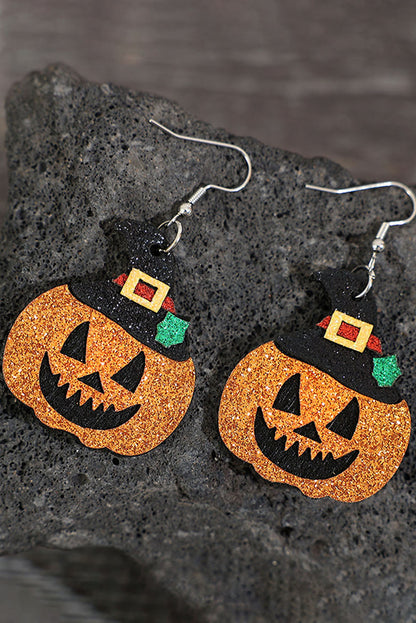 Halloween Pumpkin Dangle Earrings