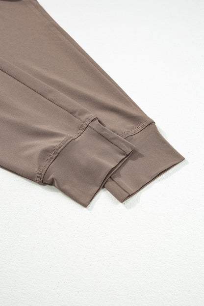 Drawstring Waist Pocketed Joggers